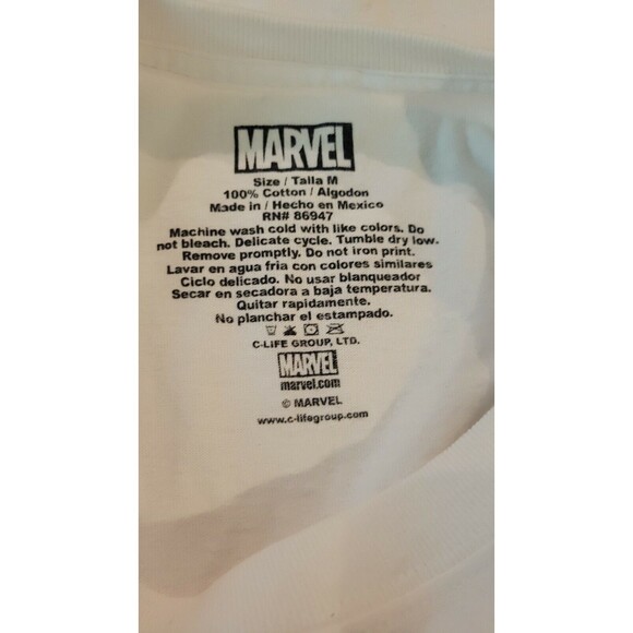 Captain America Shield Logo Marvel Comics Licensed Adult T-Shirt M - Picture 4 of 5